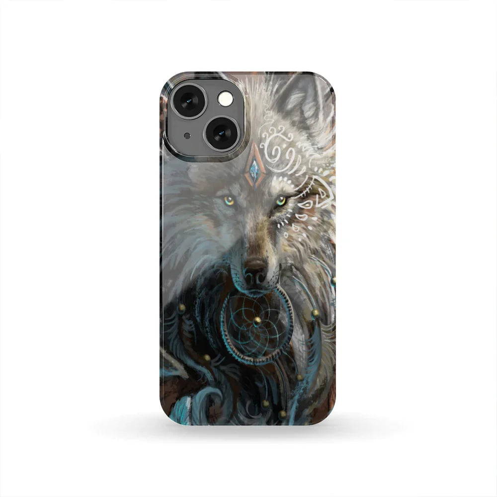 Wolf Warrior Native American Phone Case NBD