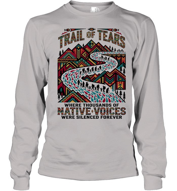 TRAIL OF TEARS WHERE THOUSANDS OF NATIVE VOICES WERE SILENCED FOREVER