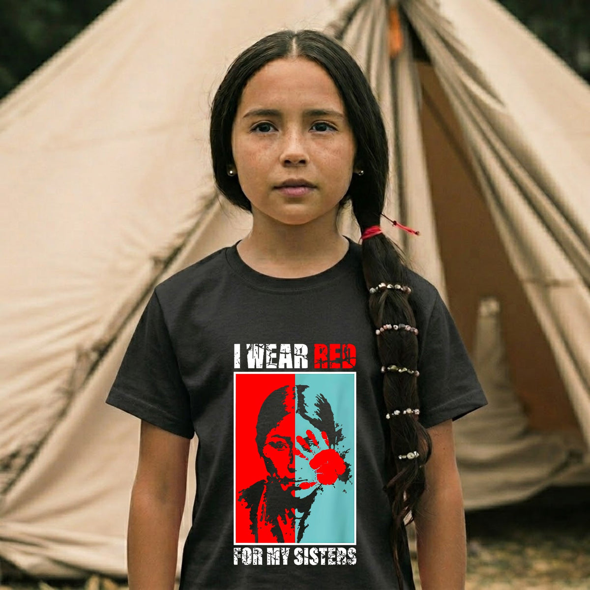 MMIW Awareness Indigenous Red Hand Women Gifts Unisex T-Shirt/Hoodie/Sweatshirt