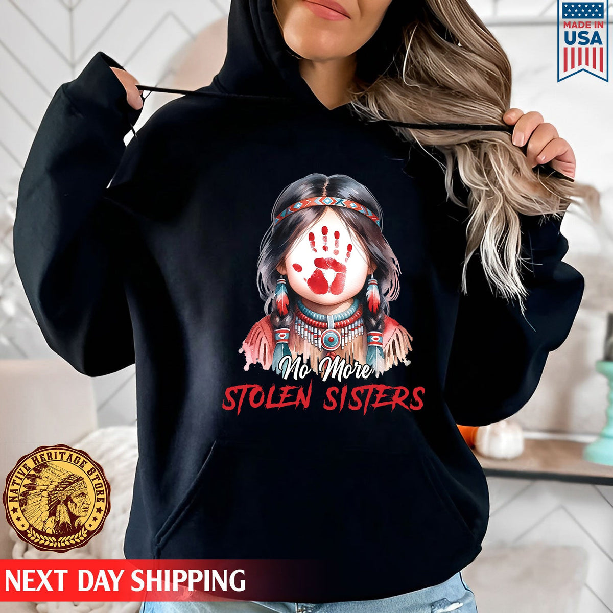 MMIW No More Stolen Sisters No Face Unisex T-Shirt/Hoodie/Sweatshirt