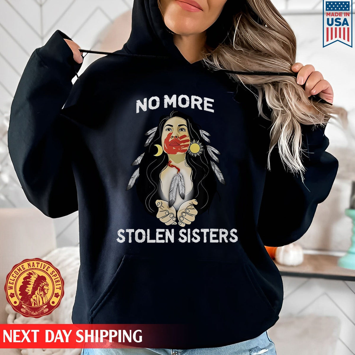 For My Sisters I Wear Red, No More Stolen Sisters Shirts