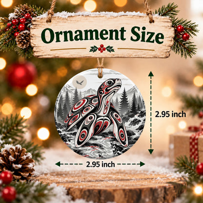 Native Guardian Spirit Ceramic Ornament