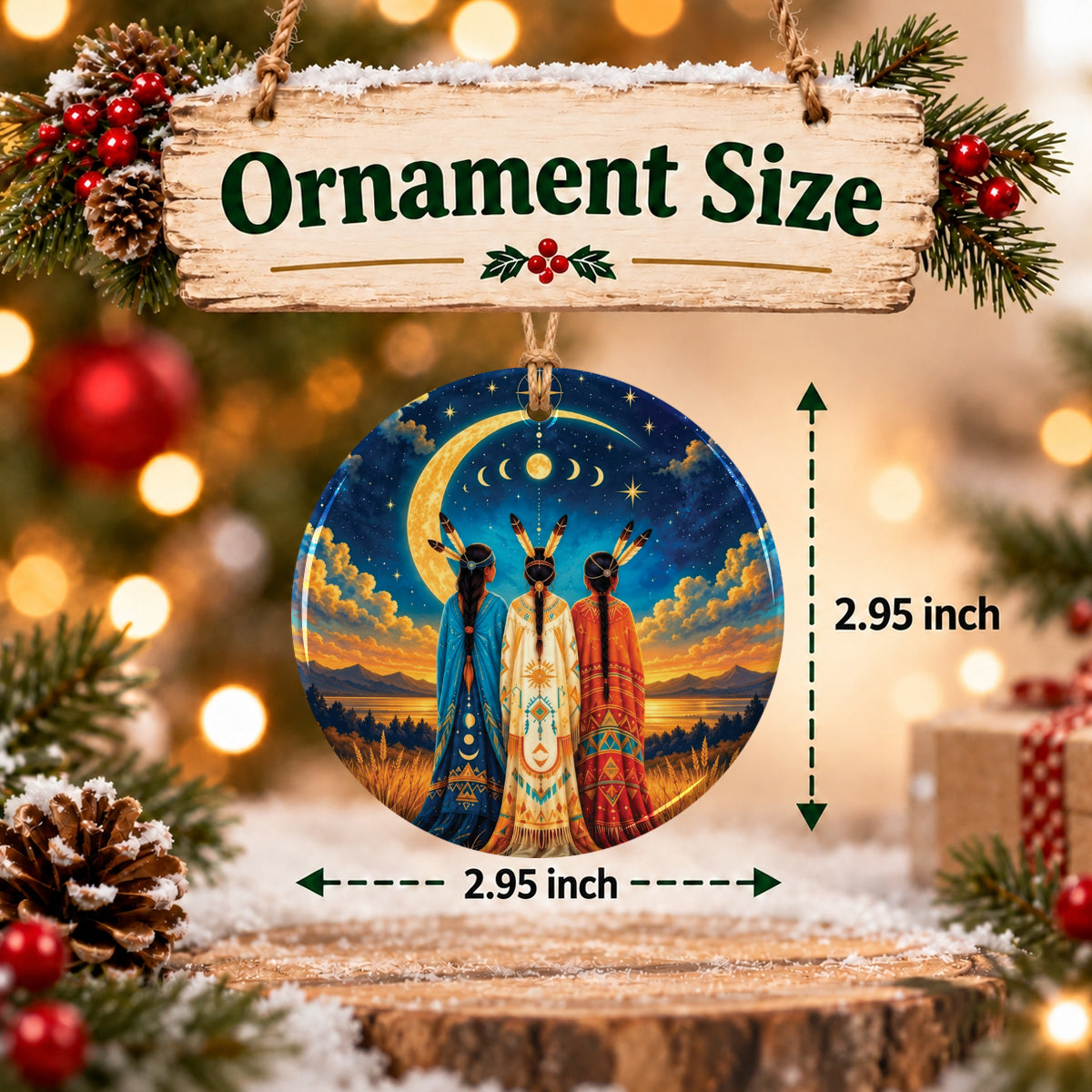 Celestial Ancestors Ceramic Ornament