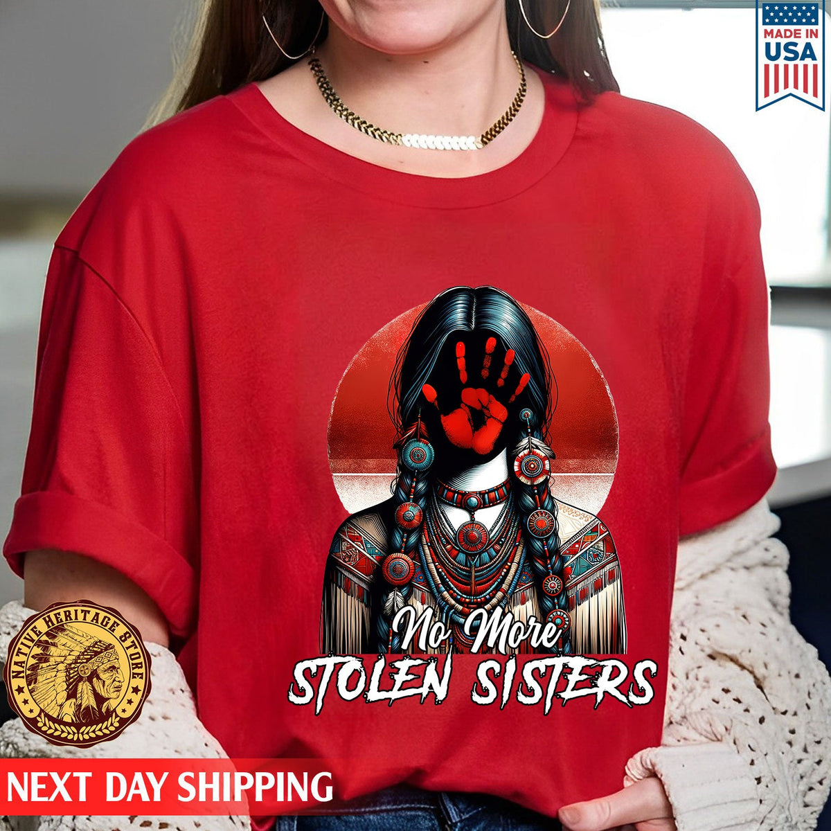 MMIW No More Stolen Sisters No Face Unisex T-Shirt/Hoodie/Sweatshirt