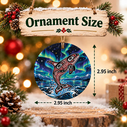 Aurora Orca Heritage Ceramic Ornament