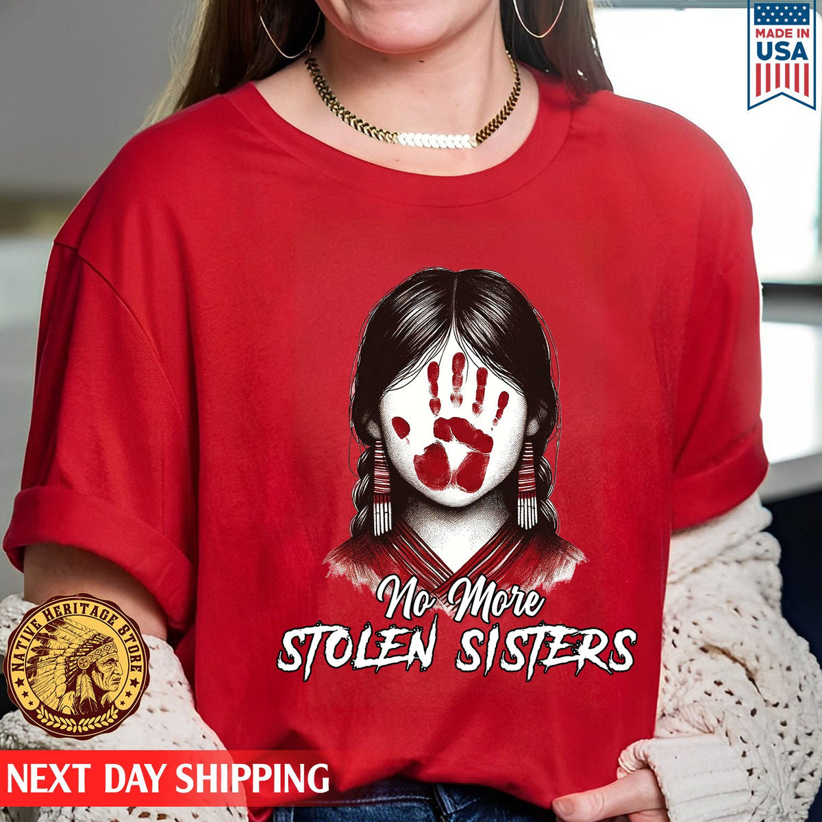 MMIW No More Stolen Sisters No Face Unisex T-Shirt/Hoodie/Sweatshirt