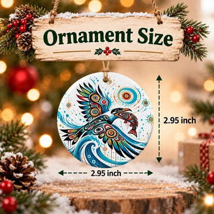 Bald Eagle Ceramic Ornament