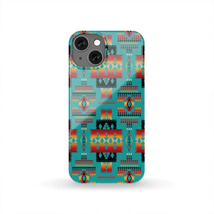 Blue Native Tribes Pattern Native American Phone Case NBD