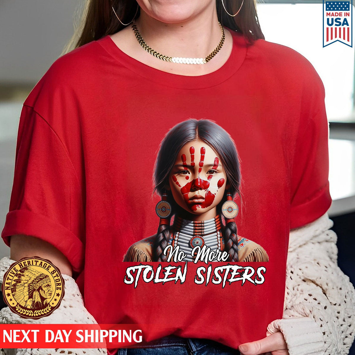 MMIW No More Stolen Sisters No Face Unisex T-Shirt/Hoodie/Sweatshirt