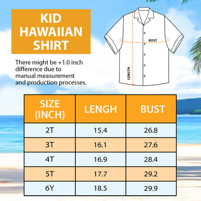 Native Hummingbird Pattern Hawaiian Shirt for Adults & Kids