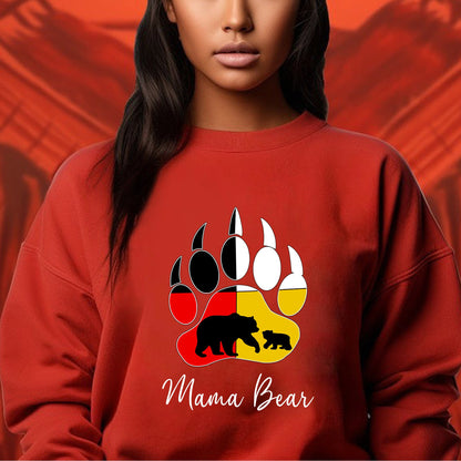 Native American Mama Bear Foot Colors Shirt
