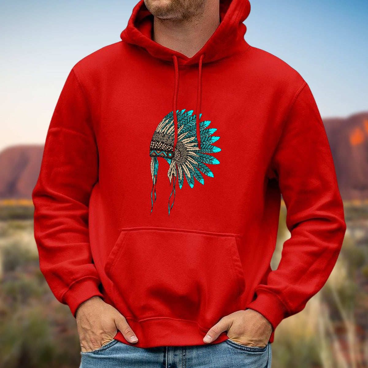 MMIW Awareness - Indigenous Blue Leather Hat Shirt 221