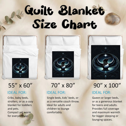 Loon of the Silver Moon Personalized Premium Blanket
