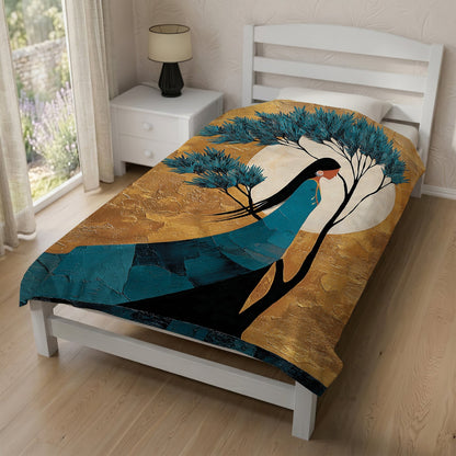 Moonlit Woman Essence Personalized Premium Blanket
