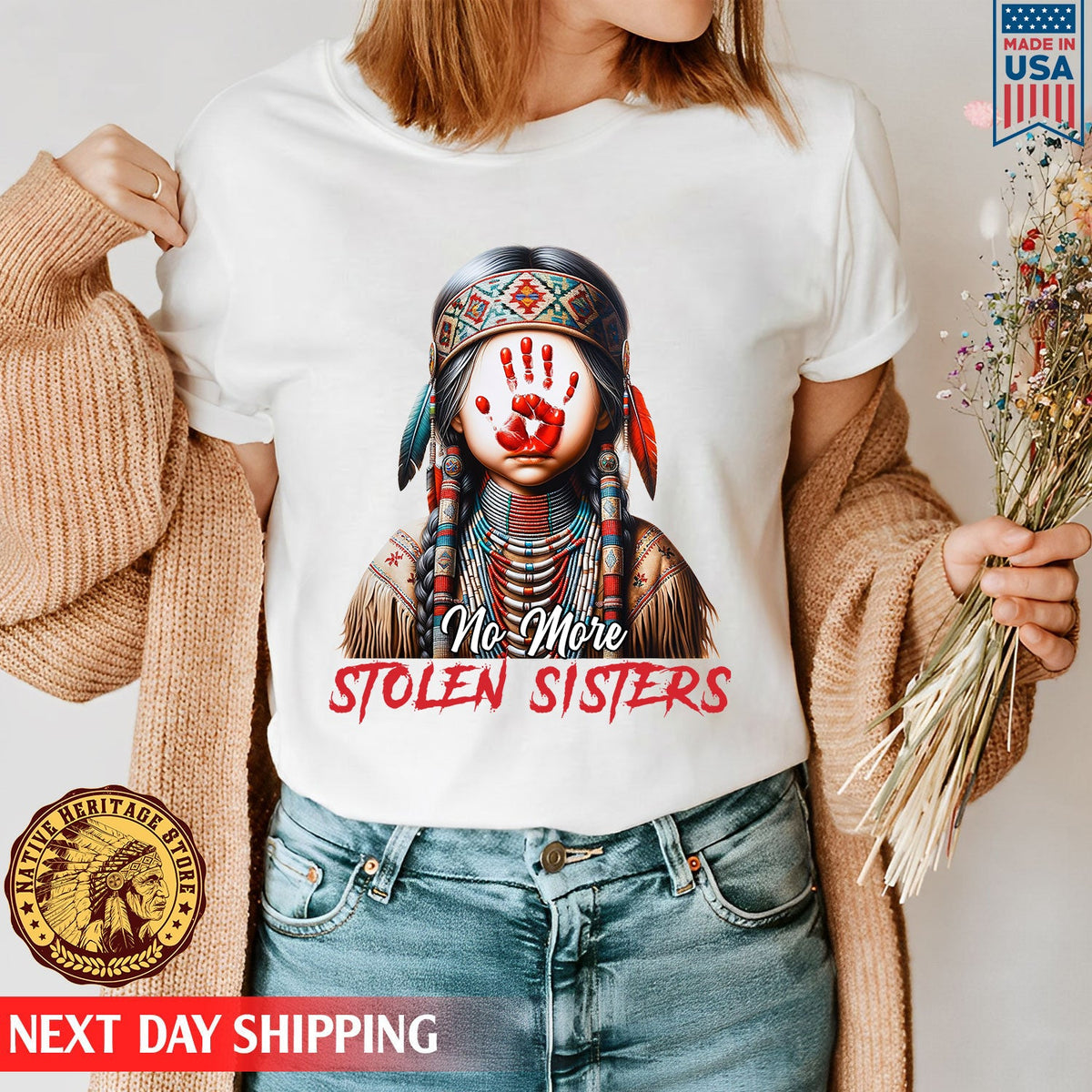 MMIW No More Stolen Sisters No Face Unisex T-Shirt/Hoodie/Sweatshirt
