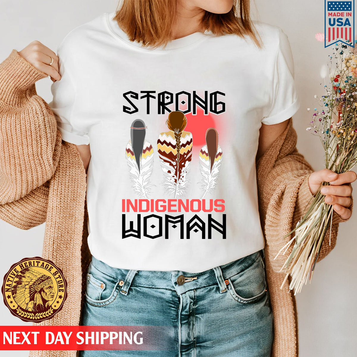 MMIW Strong Resilient Indigenous Three Woman Unisex T-Shirt/Hoodie/Sweatshirt