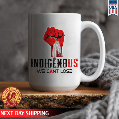 We Can Lost Indigenous Ceramic Coffee Mug