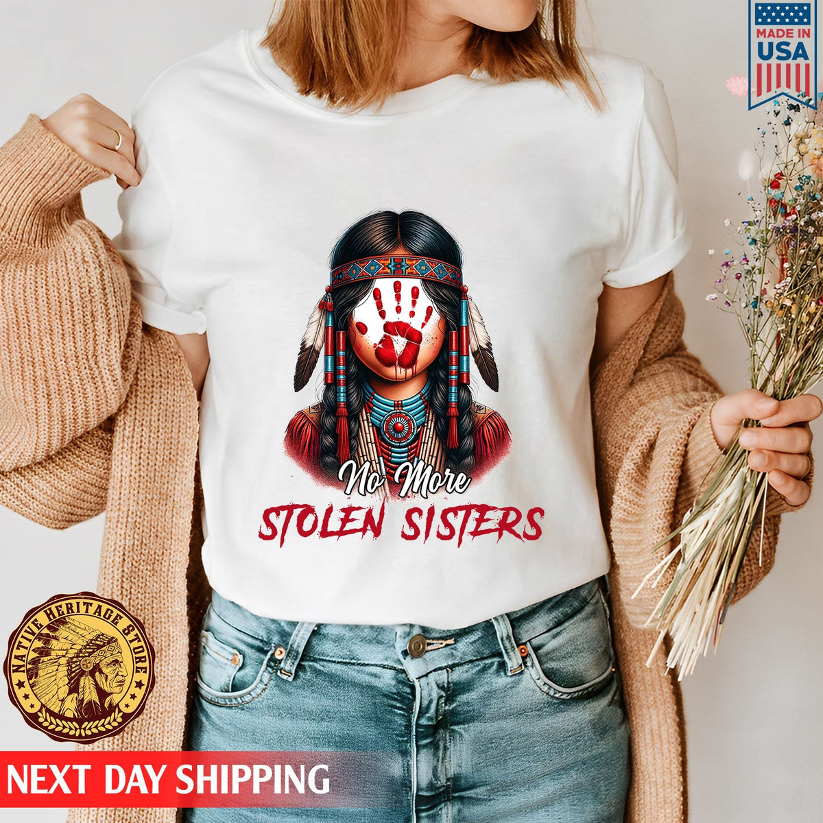 MMIW No More Stolen Sisters No Face Unisex T-Shirt/Hoodie/Sweatshirt