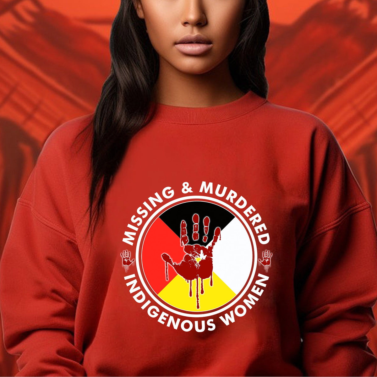 MMIW Gray Hand Circle Four Color Unisex T-Shirt/Hoodie/Sweatshirt