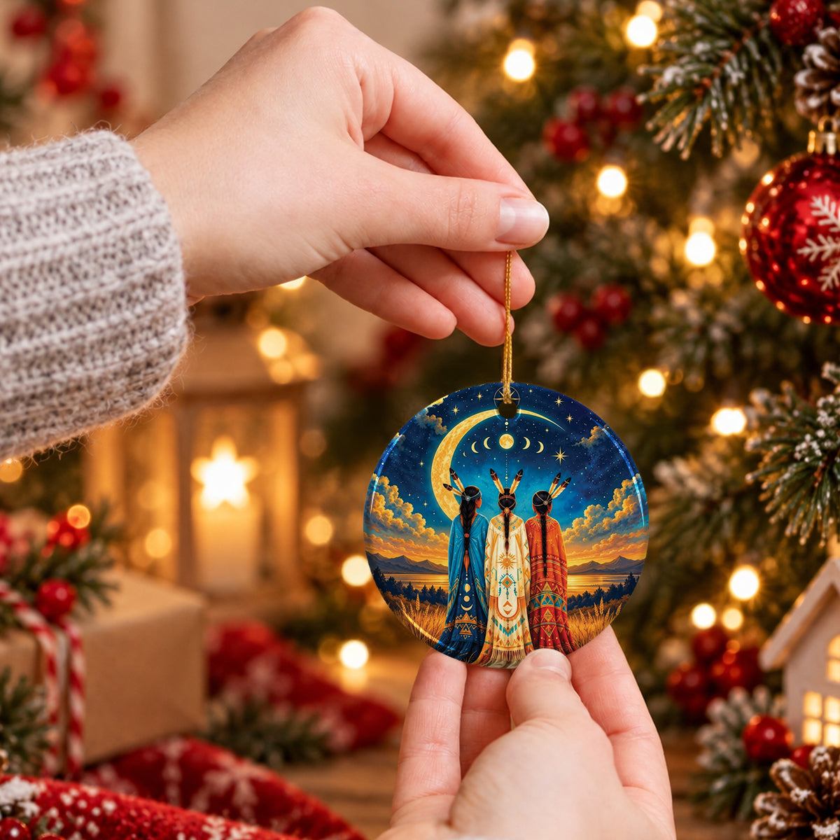 Celestial Ancestors Ceramic Ornament