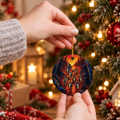 Warrior Journey Ceramic Ornament