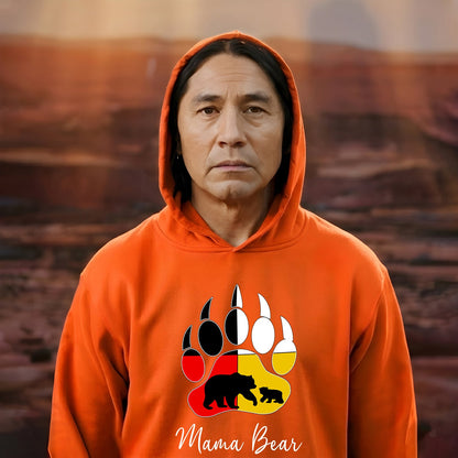 Native American Mama Bear Foot Colors Shirt
