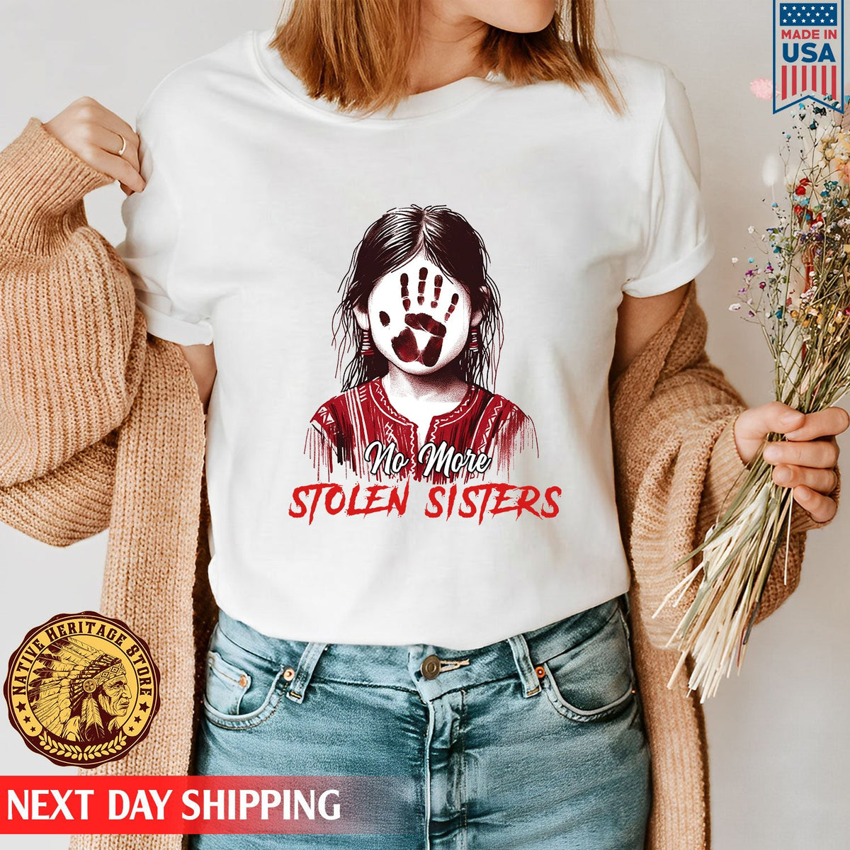 MMIW No More Stolen Sisters No Face Unisex T-Shirt/Hoodie/Sweatshirt