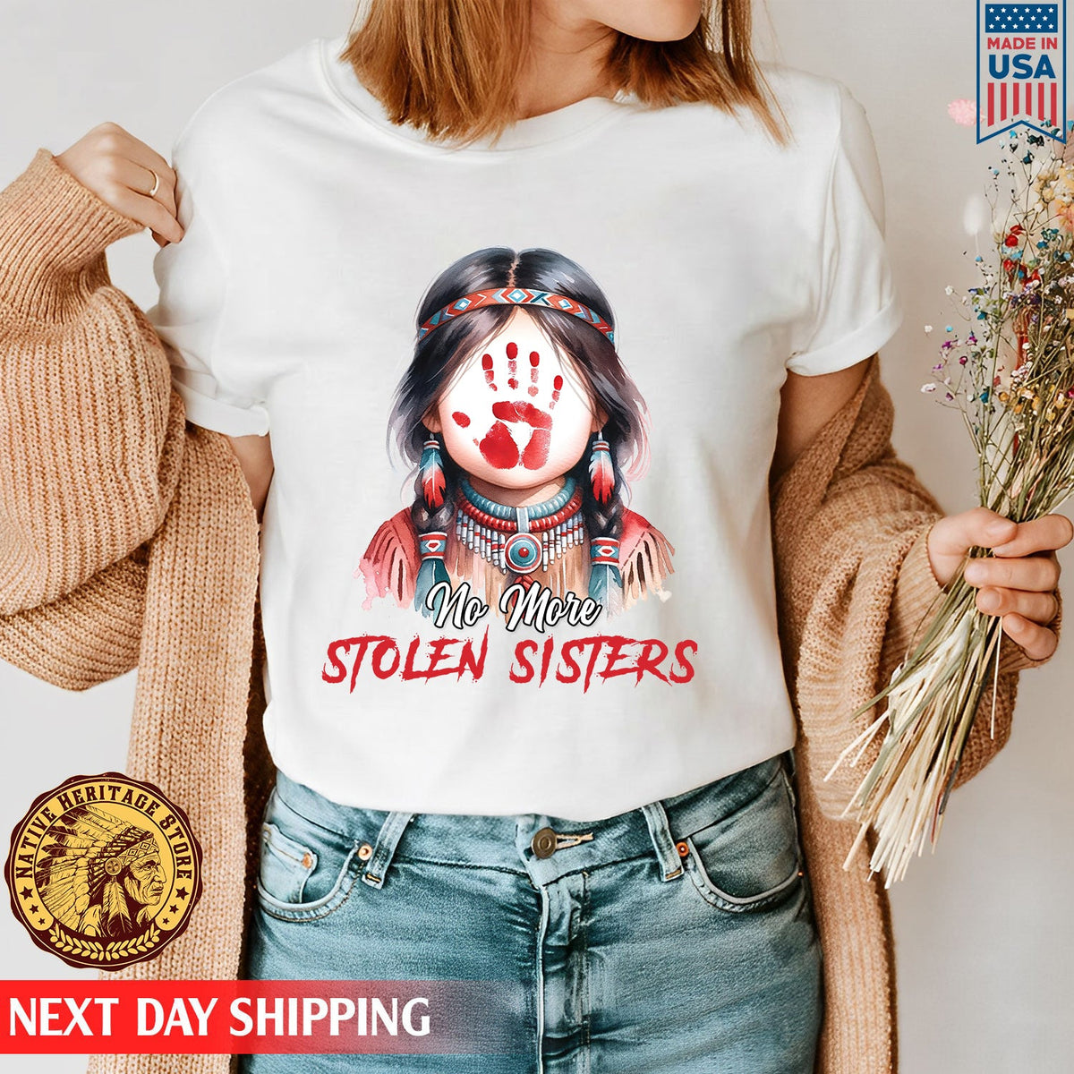 MMIW No More Stolen Sisters No Face Unisex T-Shirt/Hoodie/Sweatshirt