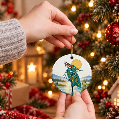 Spirit of the Wetlands Ceramic Ornament