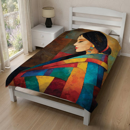 Heritage Woman Spirit Personalized Premium Blanket