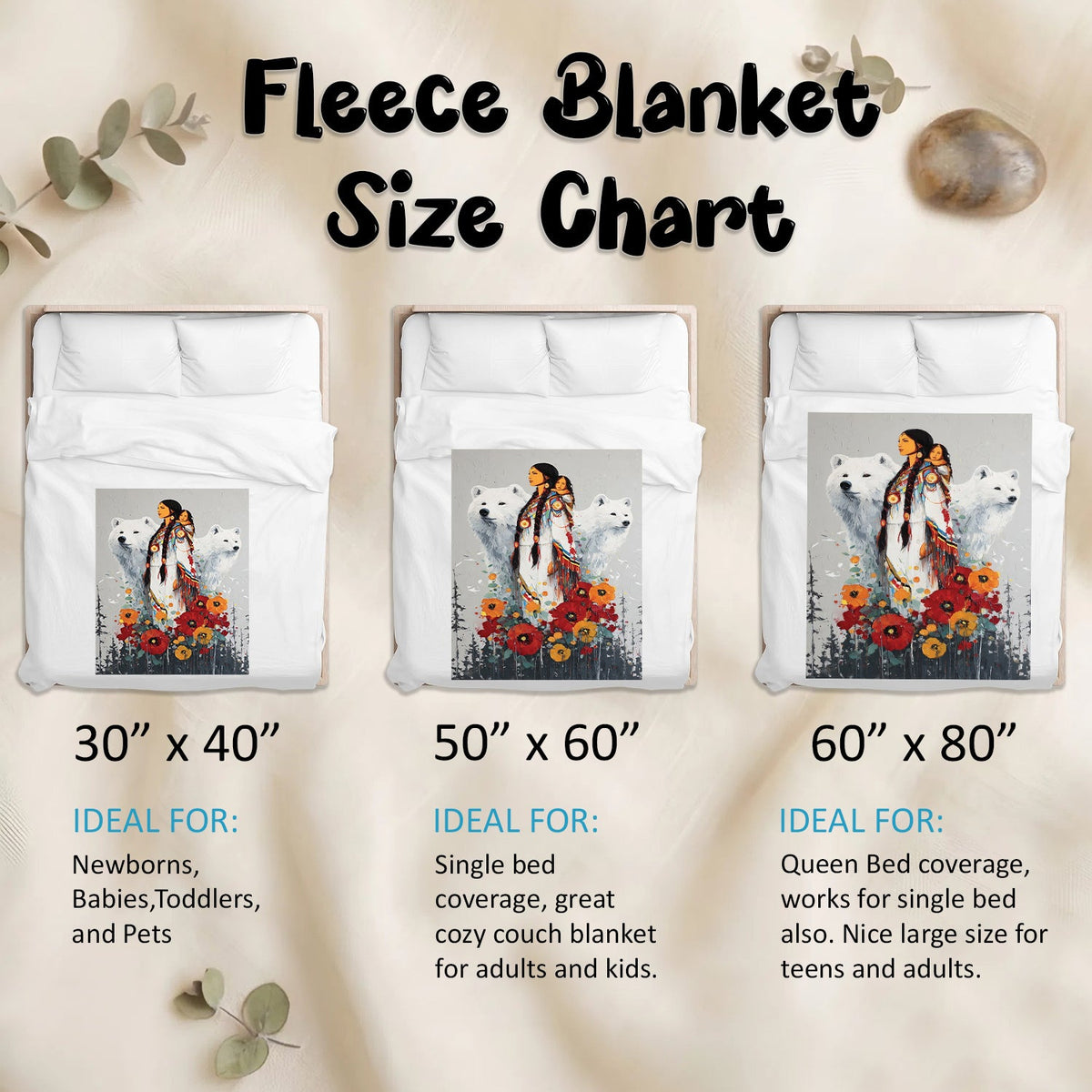 Mother Bear Spirit Personalized Premium Blanket