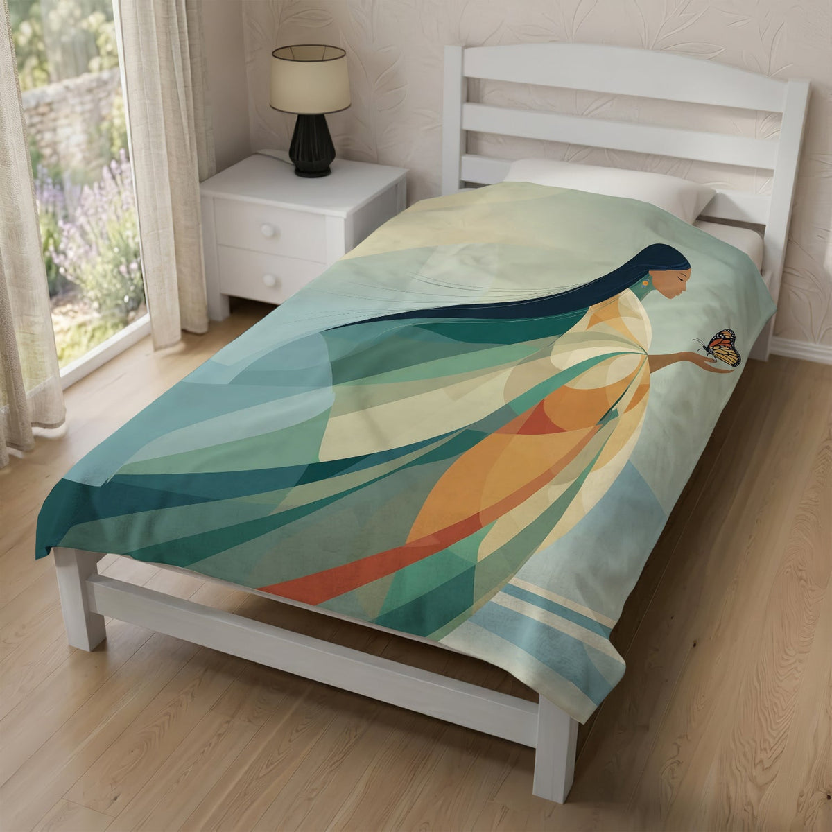 Butterfly Woman Spirit Personalized Premium Blanket