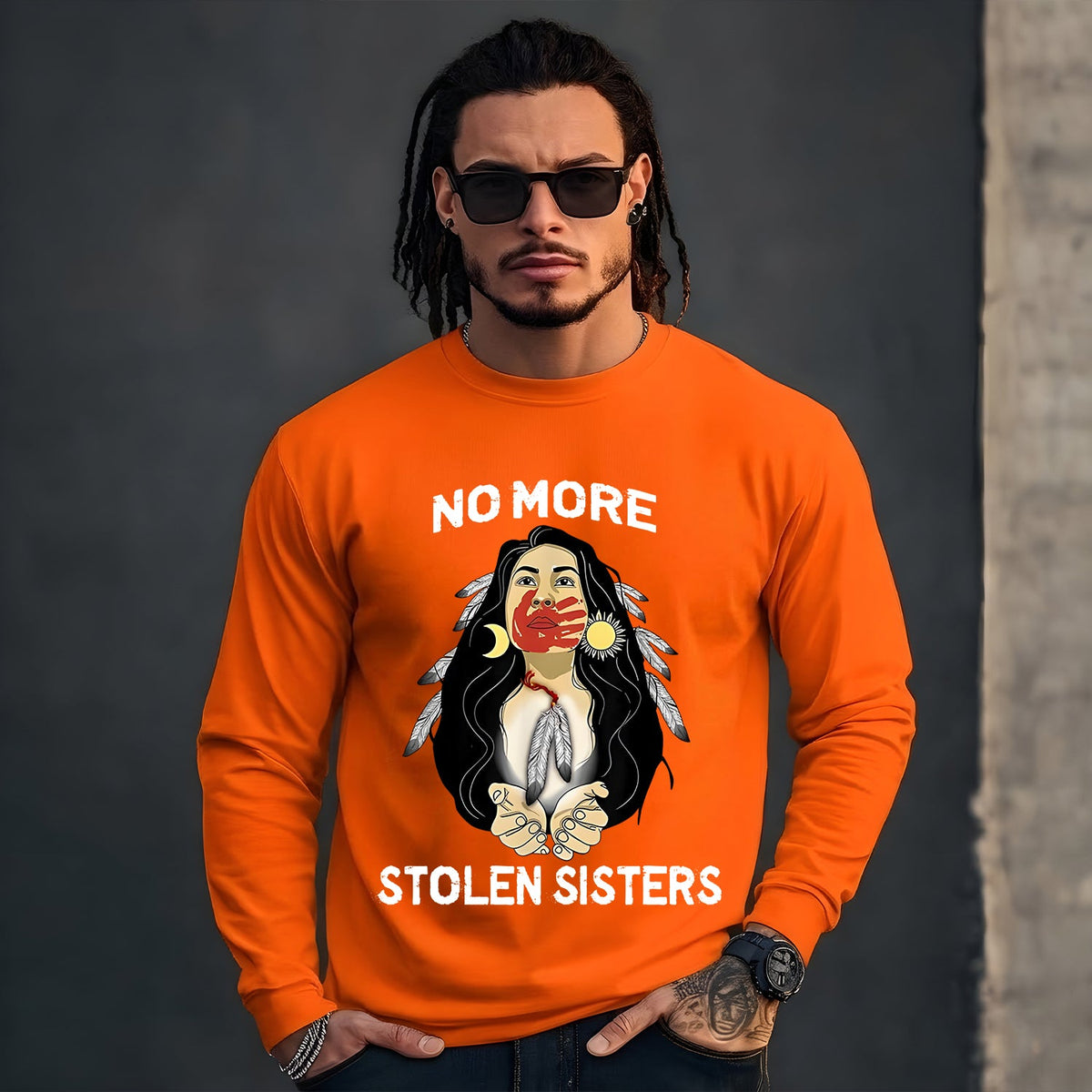 For My Sisters I Wear Red, No More Stolen Sisters Shirts
