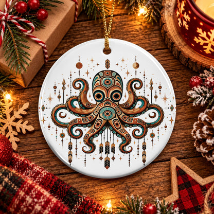 Mystic Octopus Legacy Ceramic Ornament