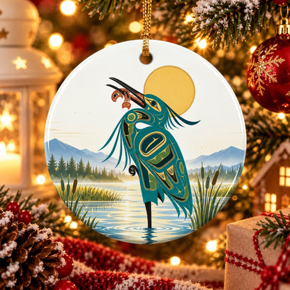 Spirit of the Wetlands Ceramic Ornament