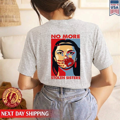 No More Stolen Sister Woman Back T-shirt