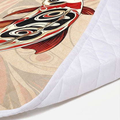 Sacred Koi Harmony Personalized Premium Blanket