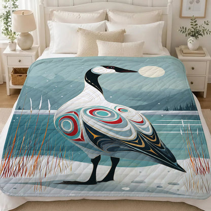 Moonlit Goose Serenity Personalized Premium Blanket