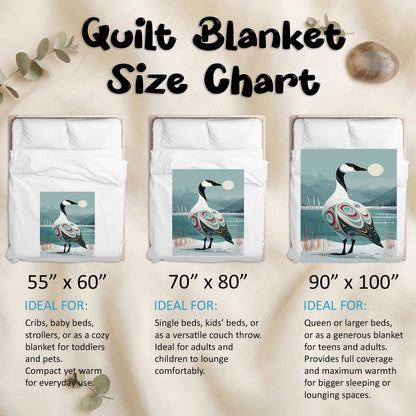 Moonlit Goose Serenity Personalized Premium Blanket