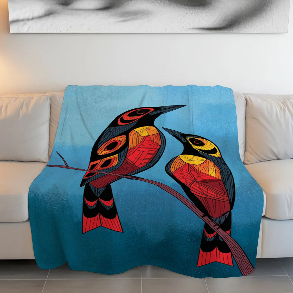 Sacred Bird Spirit Personalized Premium Blanket