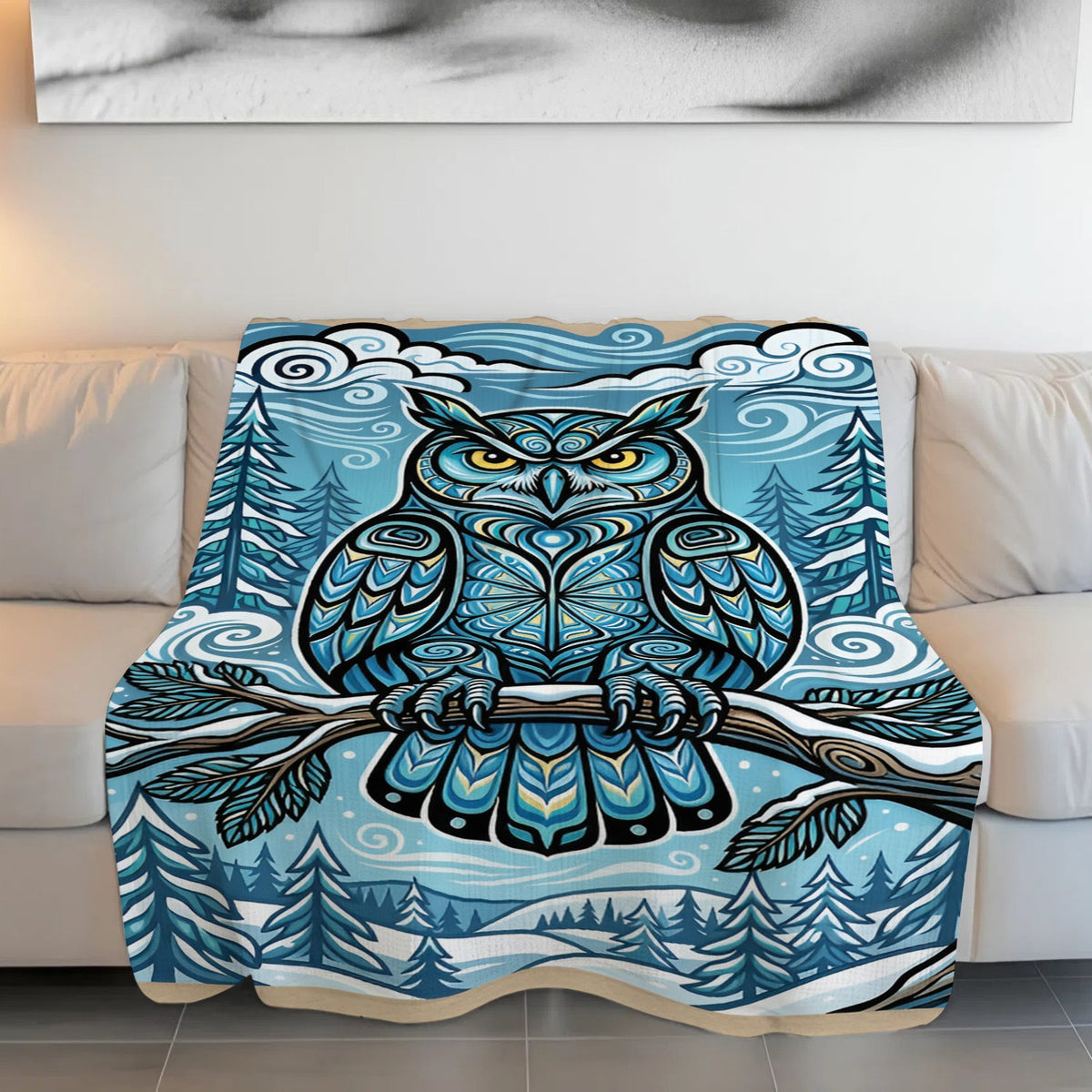 Owl Legacy Personalized Premium Blanket
