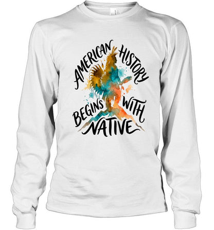 AMERICAN HISTORY BEGINS WITH NATIVE