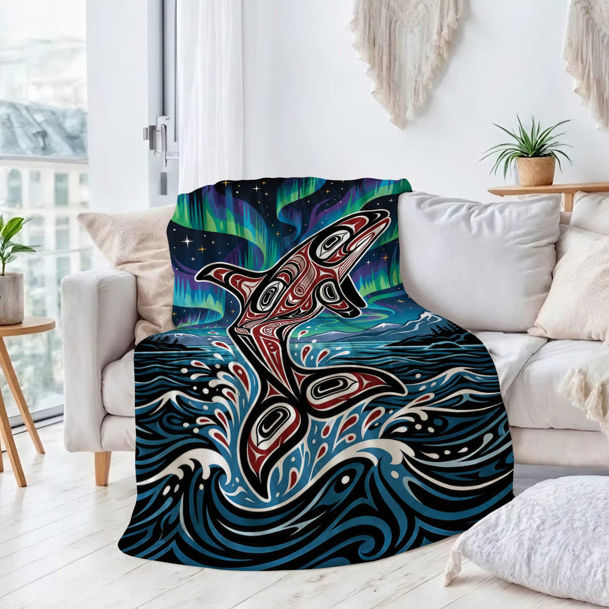Aurora Orca Heritage Personalized Premium Blanket