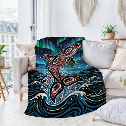 Aurora Orca Heritage Personalized Premium Blanket