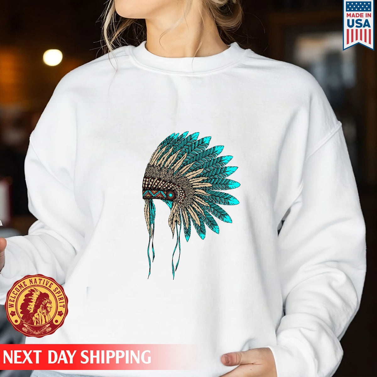 MMIW Awareness - Indigenous Blue Leather Hat Shirt 221
