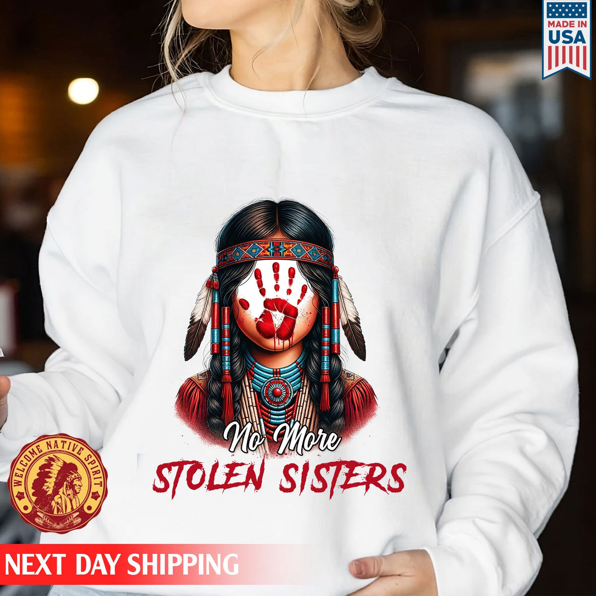 MMIW No More Stolen Sisters No Face Unisex T-Shirt/Hoodie/Sweatshirt