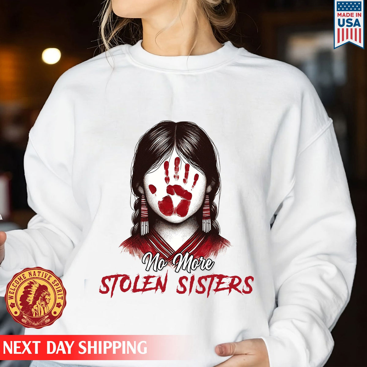 MMIW No More Stolen Sisters No Face Unisex T-Shirt/Hoodie/Sweatshirt