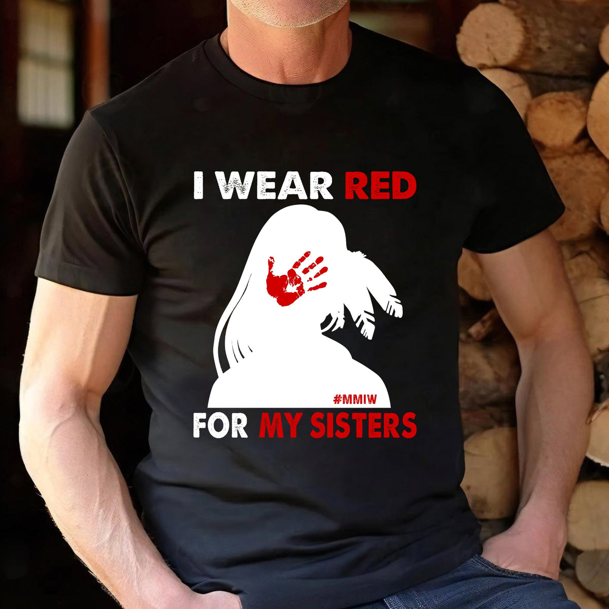 I Wear Red For My Sister, No More Stolen Sisters Shirts
