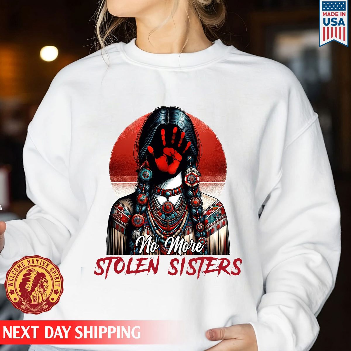 MMIW No More Stolen Sisters No Face Unisex T-Shirt/Hoodie/Sweatshirt