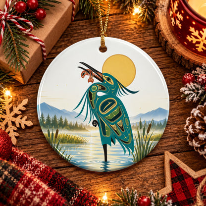 Spirit of the Wetlands Ceramic Ornament